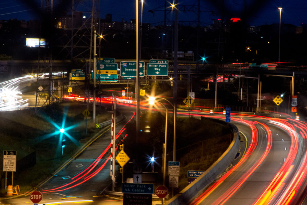 I-94 Car Light Trails