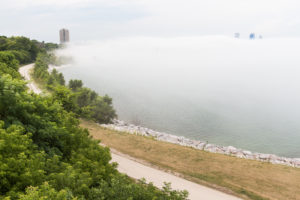 Milwaukee Skyline in the Fog