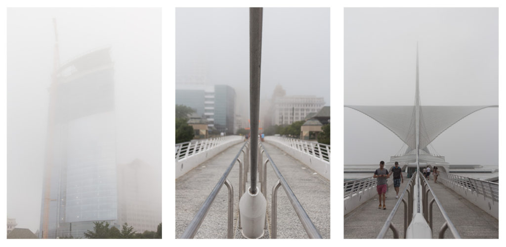 Milwaukee in the Fog July 2016 Collage