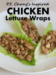 P.F. Chang's Inspired Chicken Lettuce Wraps | https://www.roseclearfield.com