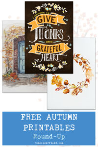 Free Autumn Printables Round-Up