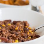 Ground Beef Chili with Corn | https://www.roseclearfield.com