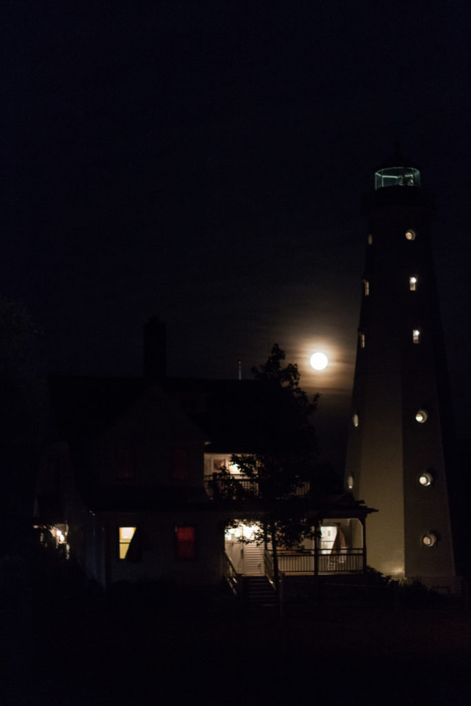 North Point Lighthouse for Full Moon August 2016