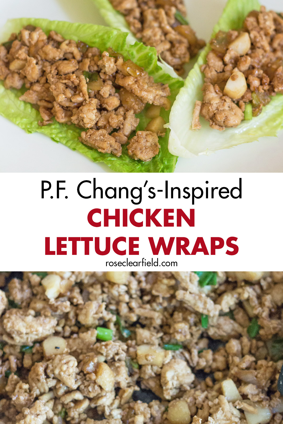 P.F. Chang's Inspired Chicken Lettuce Wraps 2