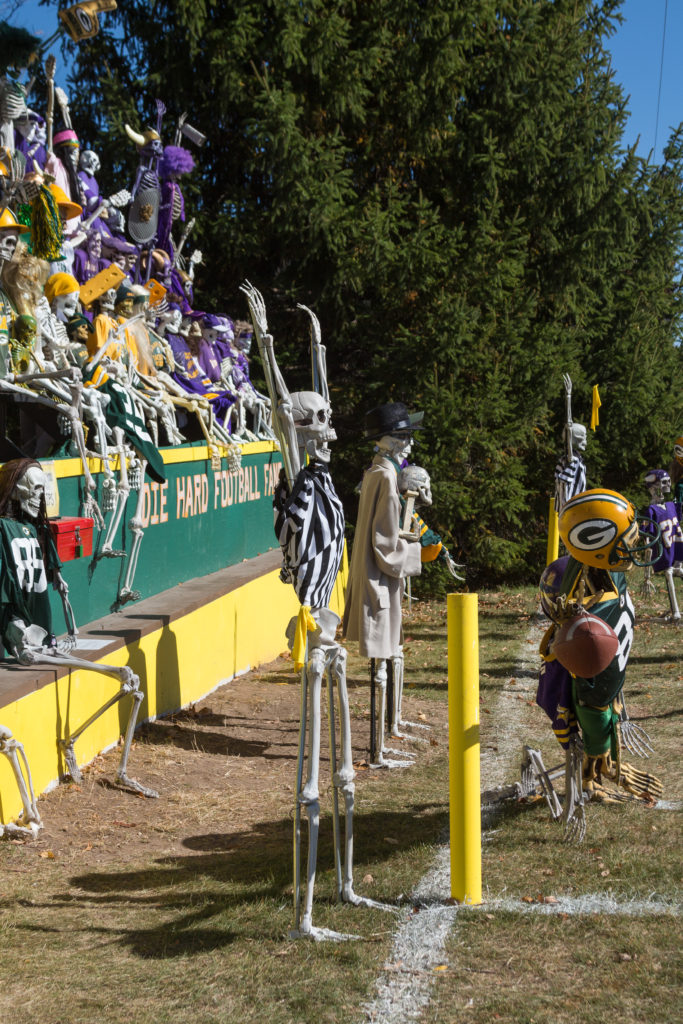 Jimmy Zamzow's Packers vs Vikings Skull Bowl in Hubertus, WI | https://www.roseclearfield.com