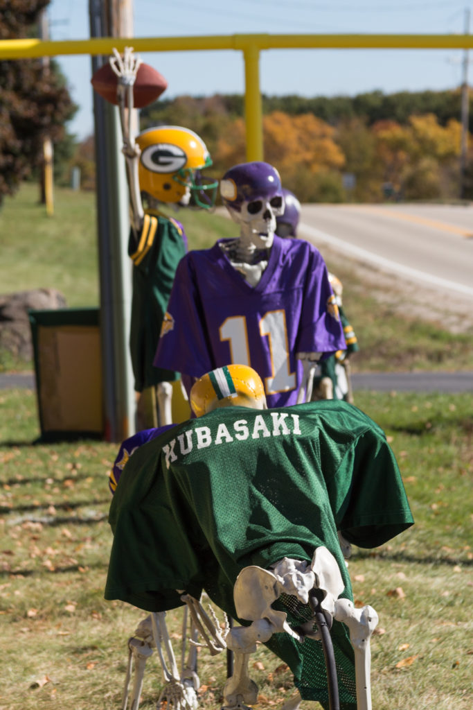 Jimmy Zamzow's Packers vs Vikings Skull Bowl in Hubertus, WI | https://www.roseclearfield.com