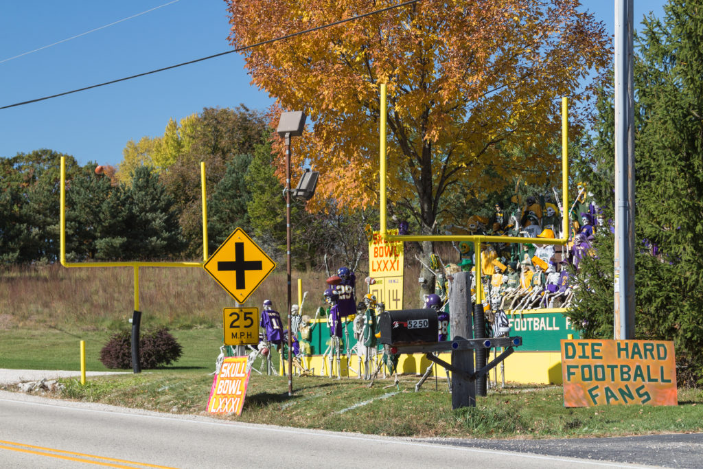 Jimmy Zamzow's Packers vs Vikings Skull Bowl in Hubertus, WI | https://www.roseclearfield.com