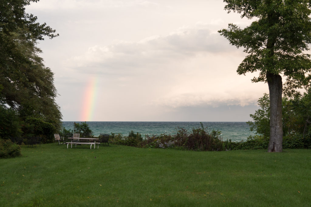 Rainbow Over Lake Michigan | https://www.roseclearfield.com