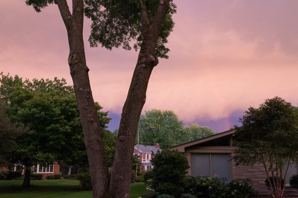 Rainbow Over Lake Michigan | https://www.roseclearfield.com