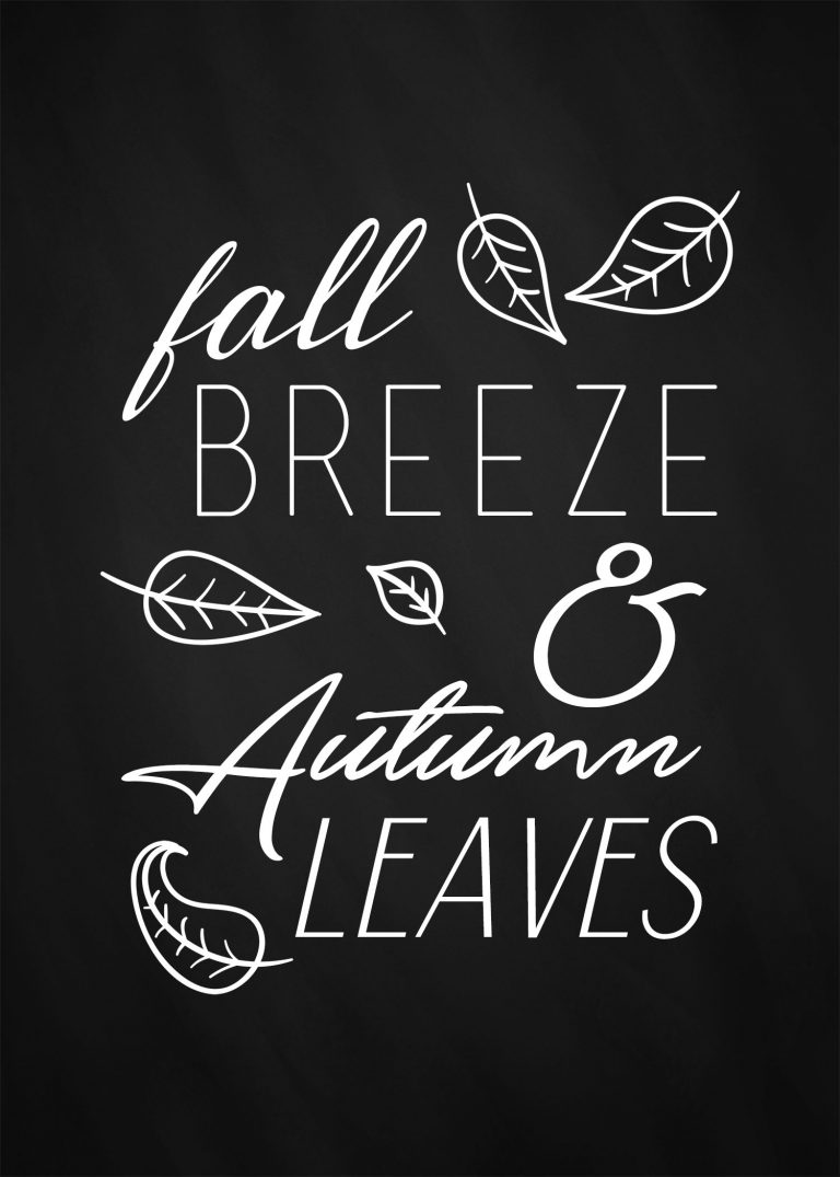 Fall Breeze and Autumn Leaves