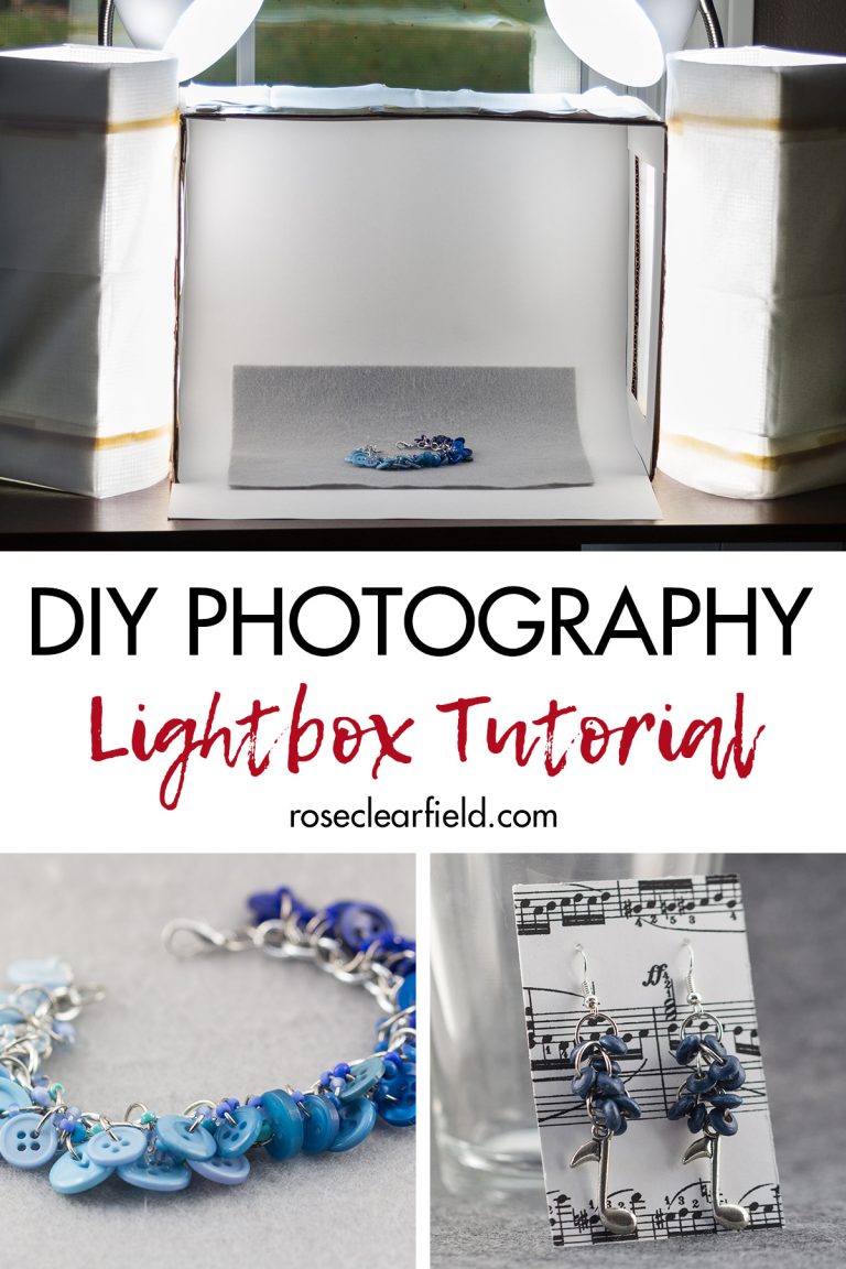 DIY Photography Lightbox Tutorial • Rose Clearfield
