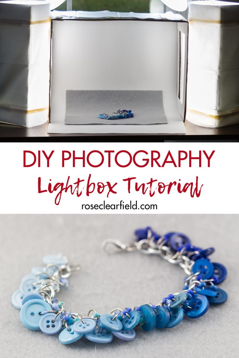 DIY Photography Lightbox Tutorial • Rose Clearfield