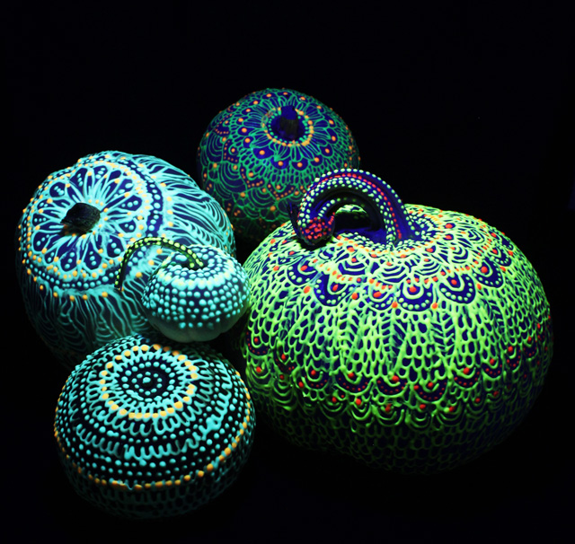 Glow in the Dark Pumpkins Alisa Burke