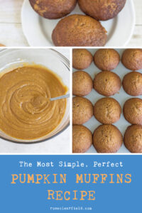 The Most Simple Perfect Pumpkin Muffins Recipe