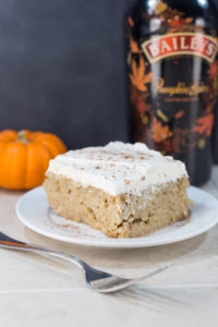 Bailey's Pumpkin Spice Tres Leches Cake