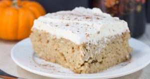 Bailey's Pumpkin Spice Tres Leches Cake