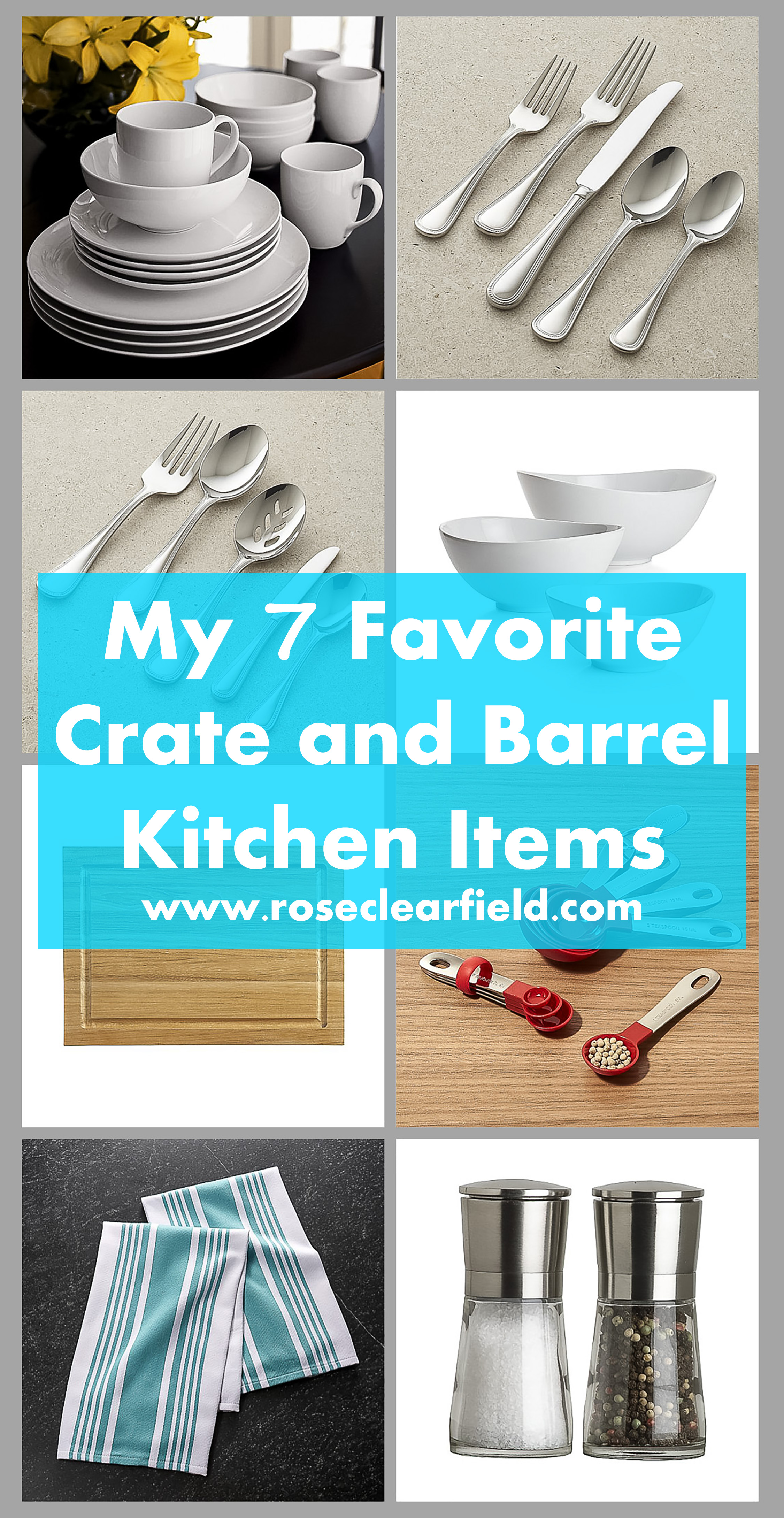 My 7 Favorite Staple Crate and Barrel Kitchen Items | https://www.roseclearfield.com