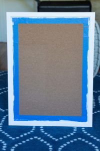 DIY Inspiration Board, frame painted. | https://www.roseclearfield.com