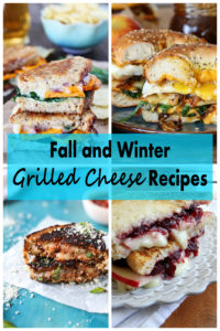 Fall and Winter Grilled Cheese Recipes. Delicious lunch and dinner ideas for chilly days! | https://www.roseclearfield.com