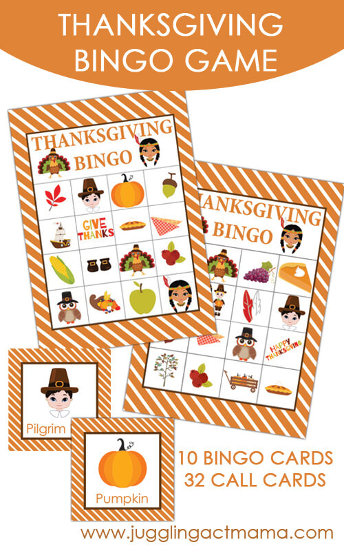 Thanksgiving Bingo Game Miss Information Blog