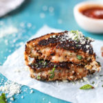 Eggplant Parmesan Grilled Cheese - howsweeteats.com | https://www.roseclearfield.com