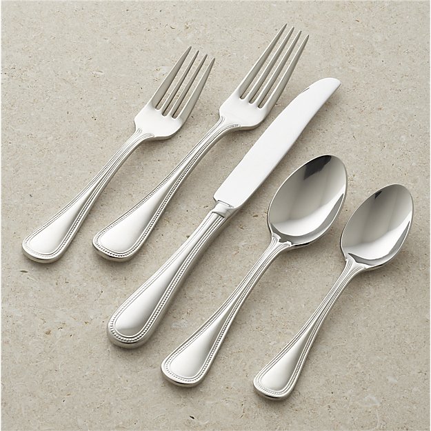 My 7 Favorite Staple Crate and Barrel Kitchen Items - Grand Hotel II Flatware Set | https://www.roseclearfield.com