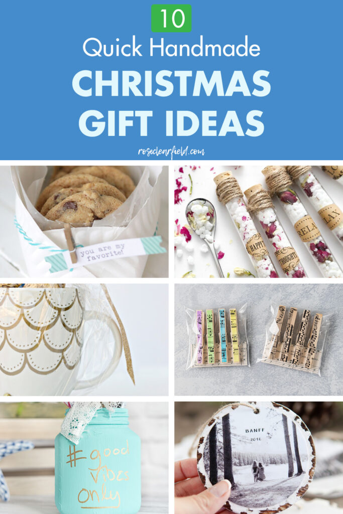 10 Quick Handmade Christmas Gift Ideas