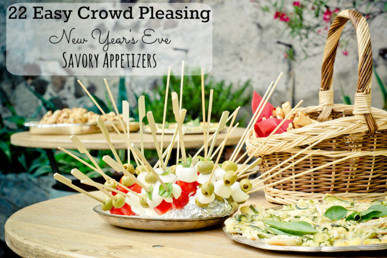 Last-Minute New Year's Eve Party Ideas - 22 Savory Appetizers | https://www.roseclearfield.com