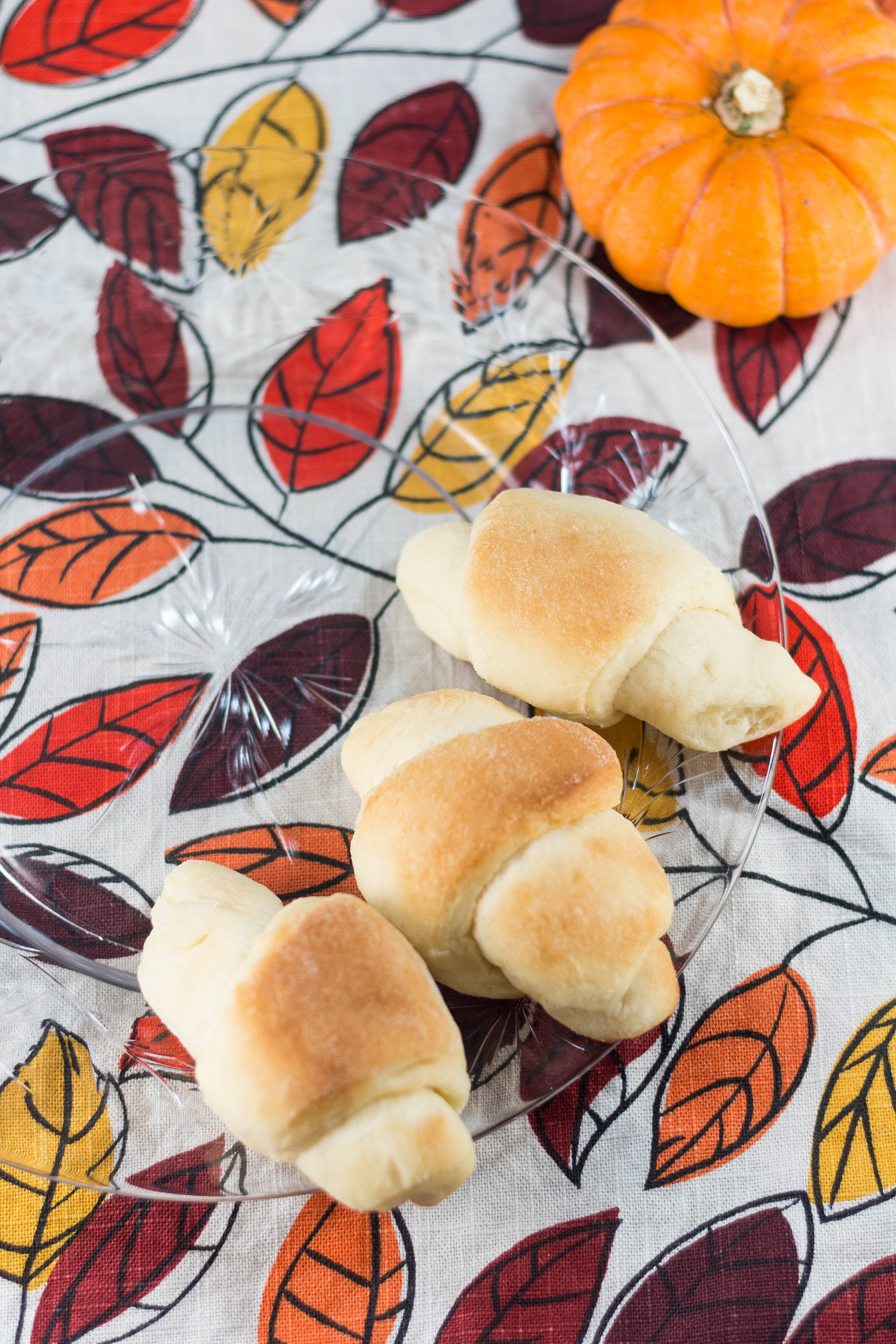 Buttery Crescent Dinner Rolls | https://www.roseclearfield.com