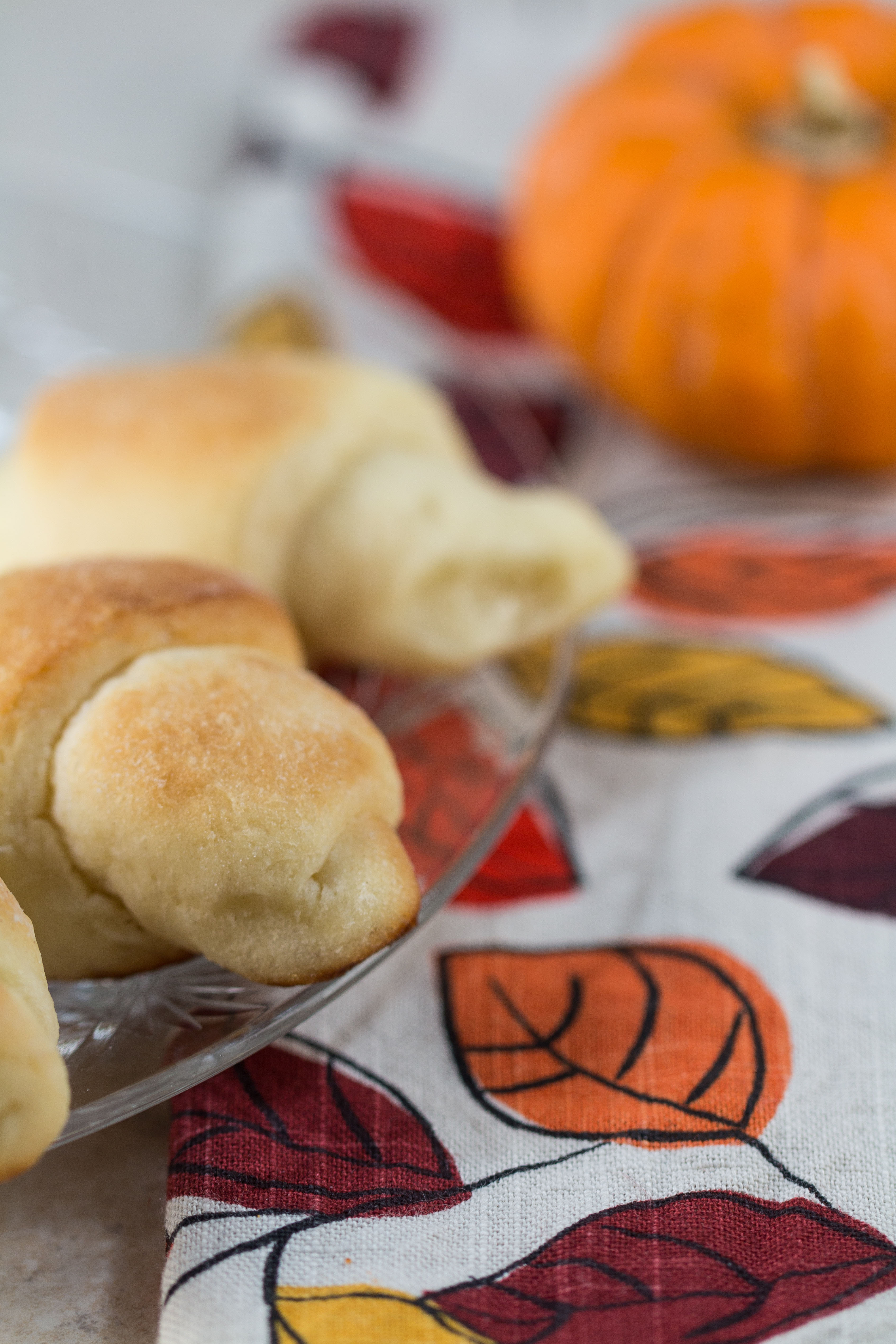 Buttery Crescent Dinner Rolls | https://www.roseclearfield.com