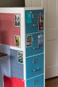 How to Paint and Makeover a Metal File Cabinet DIY Tutorial | https://www.roseclearfield.com