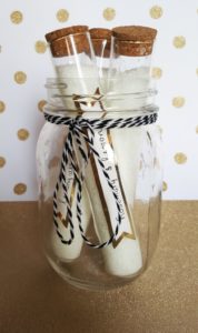 Last-Minute Homemade Christmas Gift Ideas - DIY infused bath salts. | https://www.roseclearfield.com