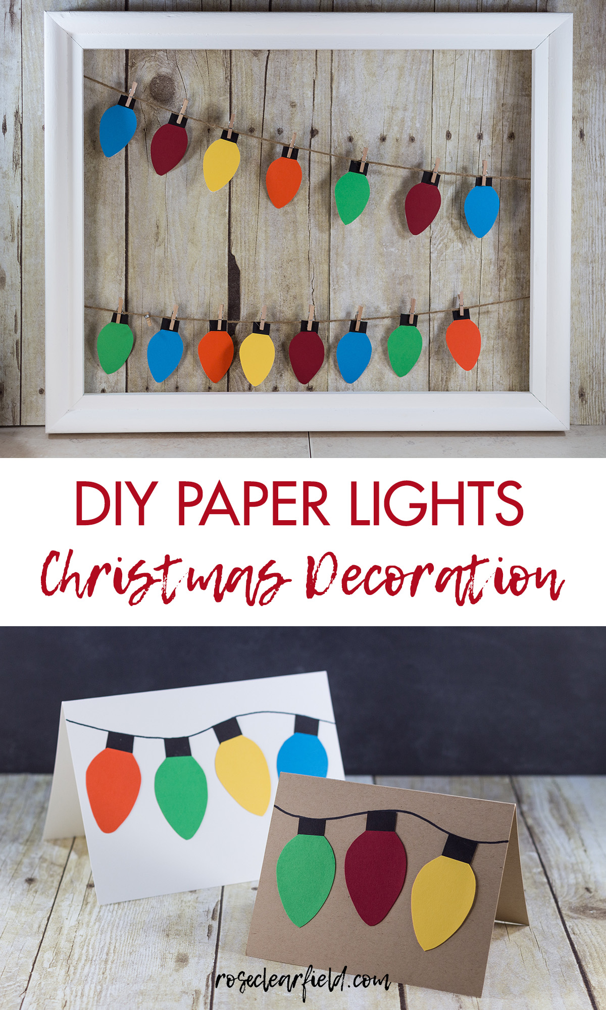 DIY Paper Lights Christmas Decoration