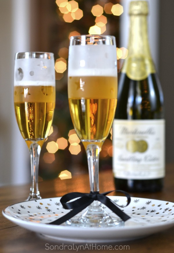 Etched Glass Champagne Flute DIY-Party Favors Sondra Lyn at Home