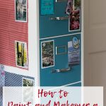 How to Paint and Makeover a Metal File Cabinet