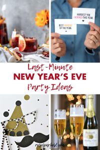 Last Minute New Year's Eve Party Ideas