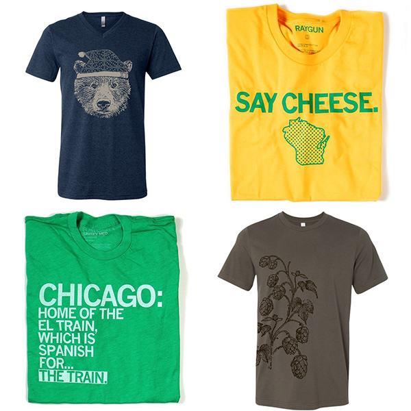 Holiday Gift Guide for Him - t-shirts from ZenThreads and Raygun. | https://www.roseclearfield.com