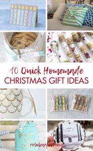 Quick Homemade Christmas Gift Ideas