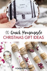 Quick Homemade Christmas Gift Ideas