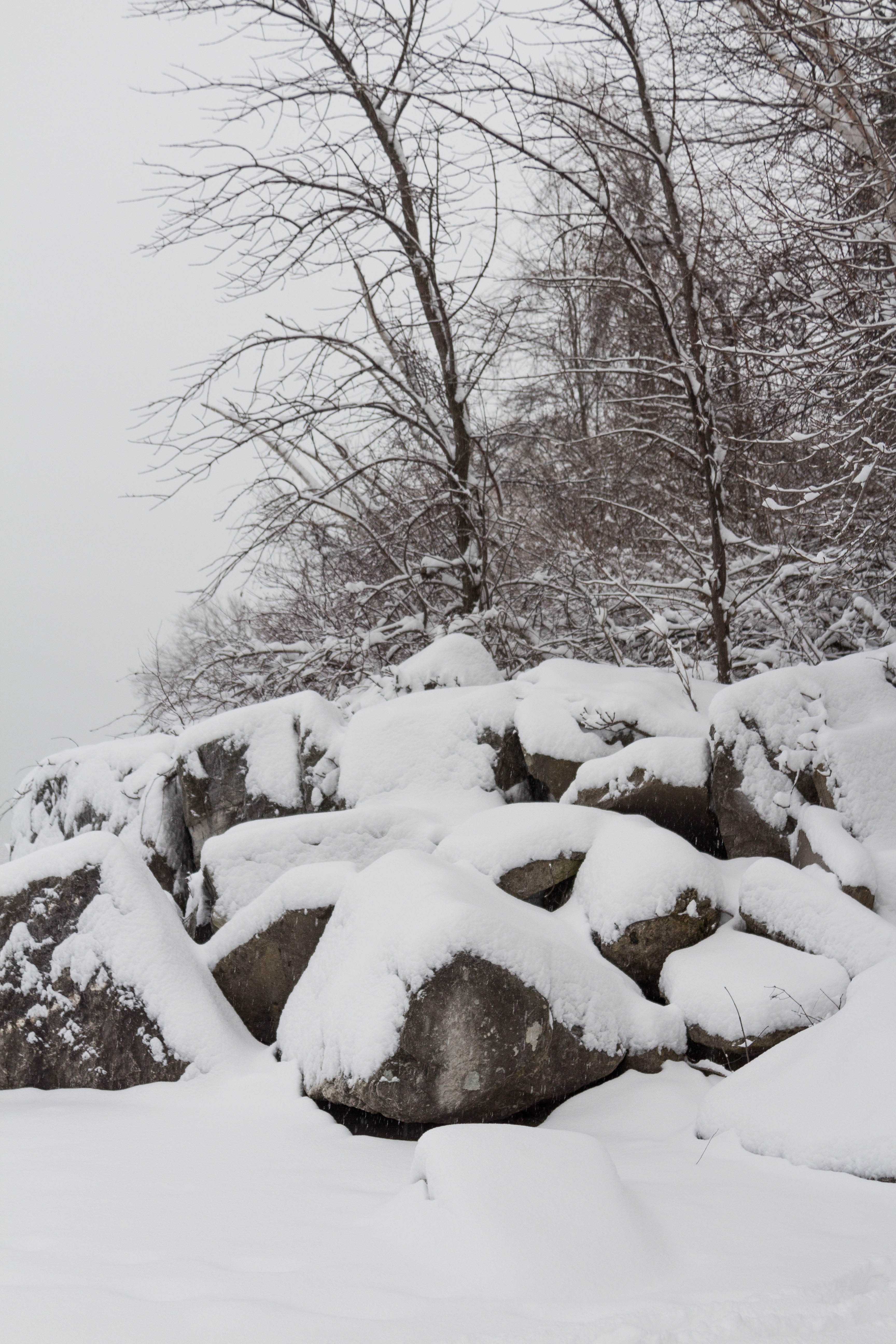 Snowfall on the Lake Michigan Beachfront in Southeast, WI | https://www.roseclearfield.com