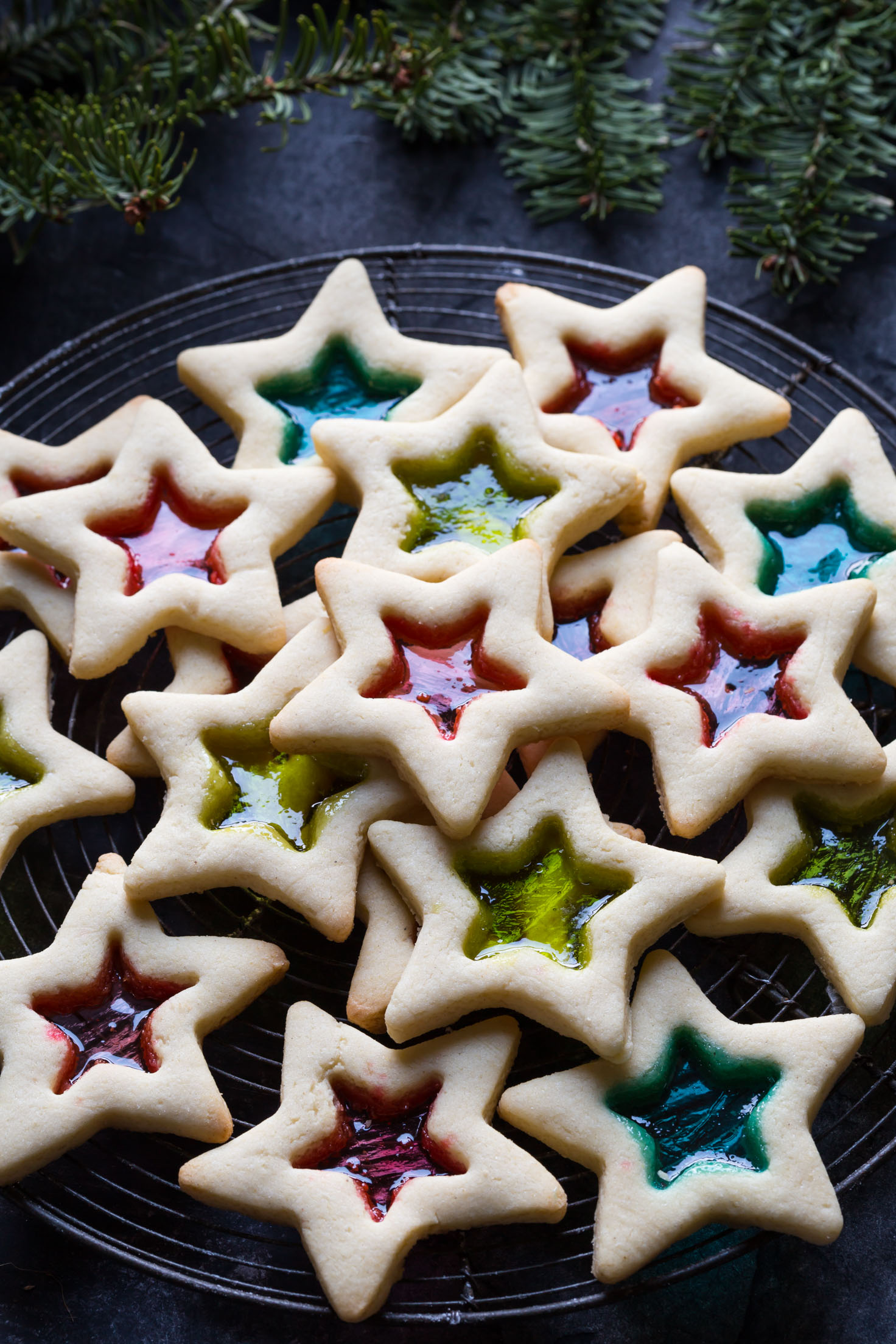 10 Cute Creative Christmas Cookies - Gluten Free Stained Glass Cookies | https://www.roseclearfield.com