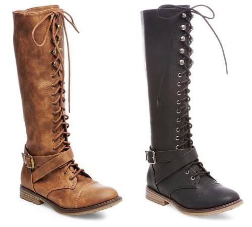 Holiday Gift Guide for Her - Target Women's Magda Lace Up with Full Zip Tall Boots | https://www.roseclearfield.com