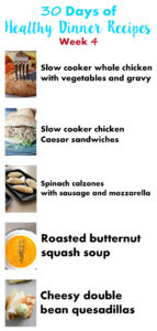 30 Days of Healthy Dinner Recipes - Week 4 | https://www.roseclearfield.com