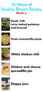 30 Days of Healthy Dinner Recipes - Week 6 | https://www.roseclearfield.com