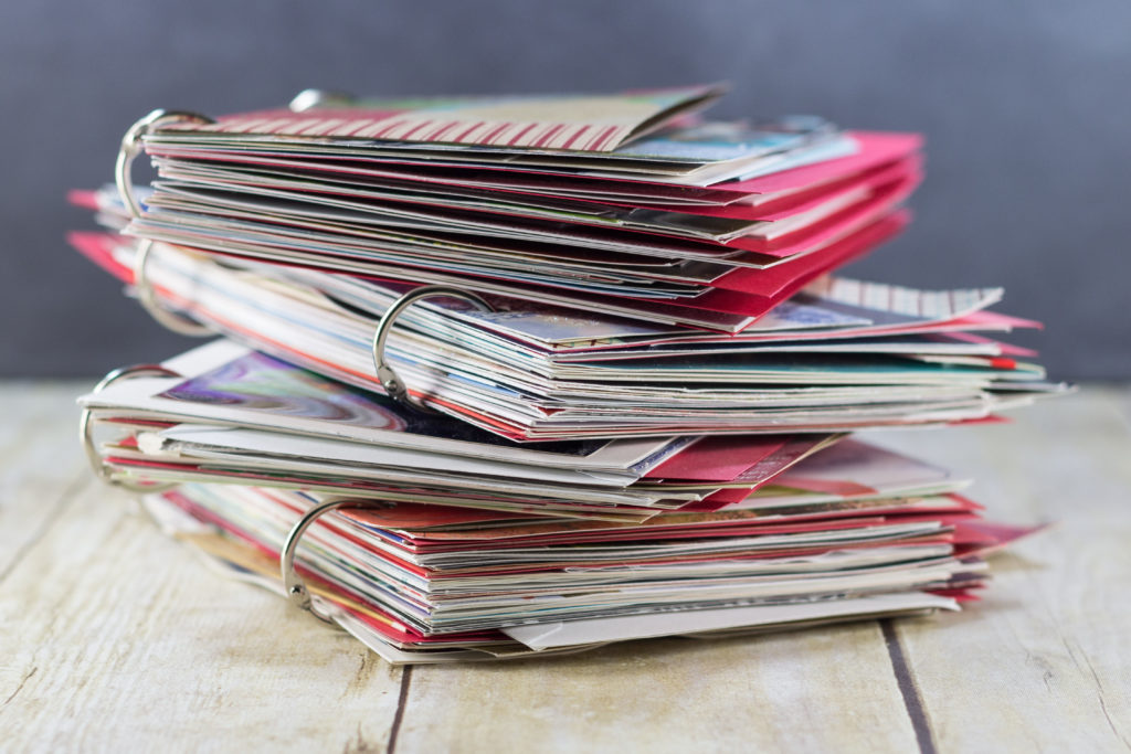 DIY Upcycled Christmas Card Books