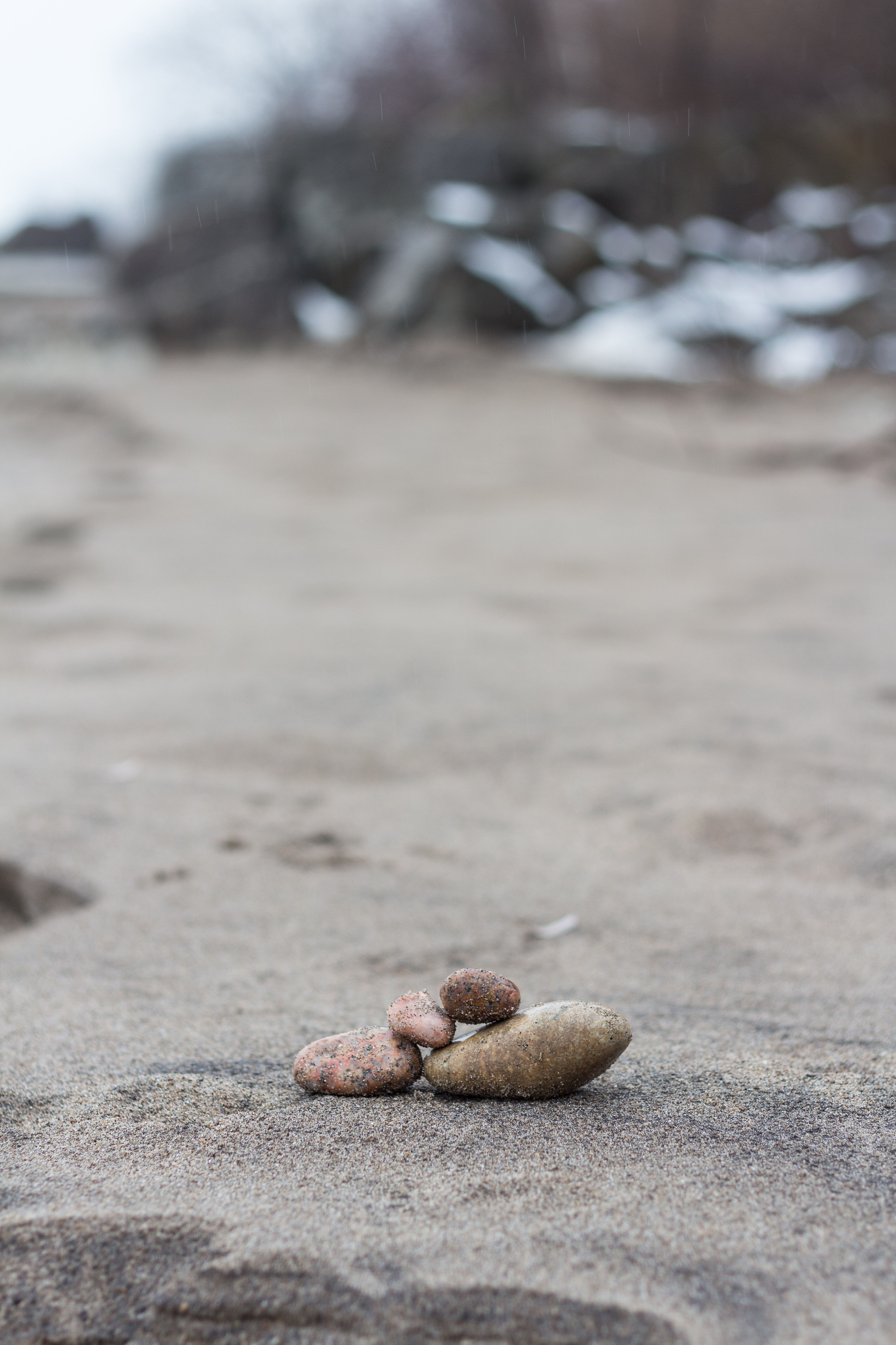 Rock Cairn on the Beach | https://www.roseclearfield.com