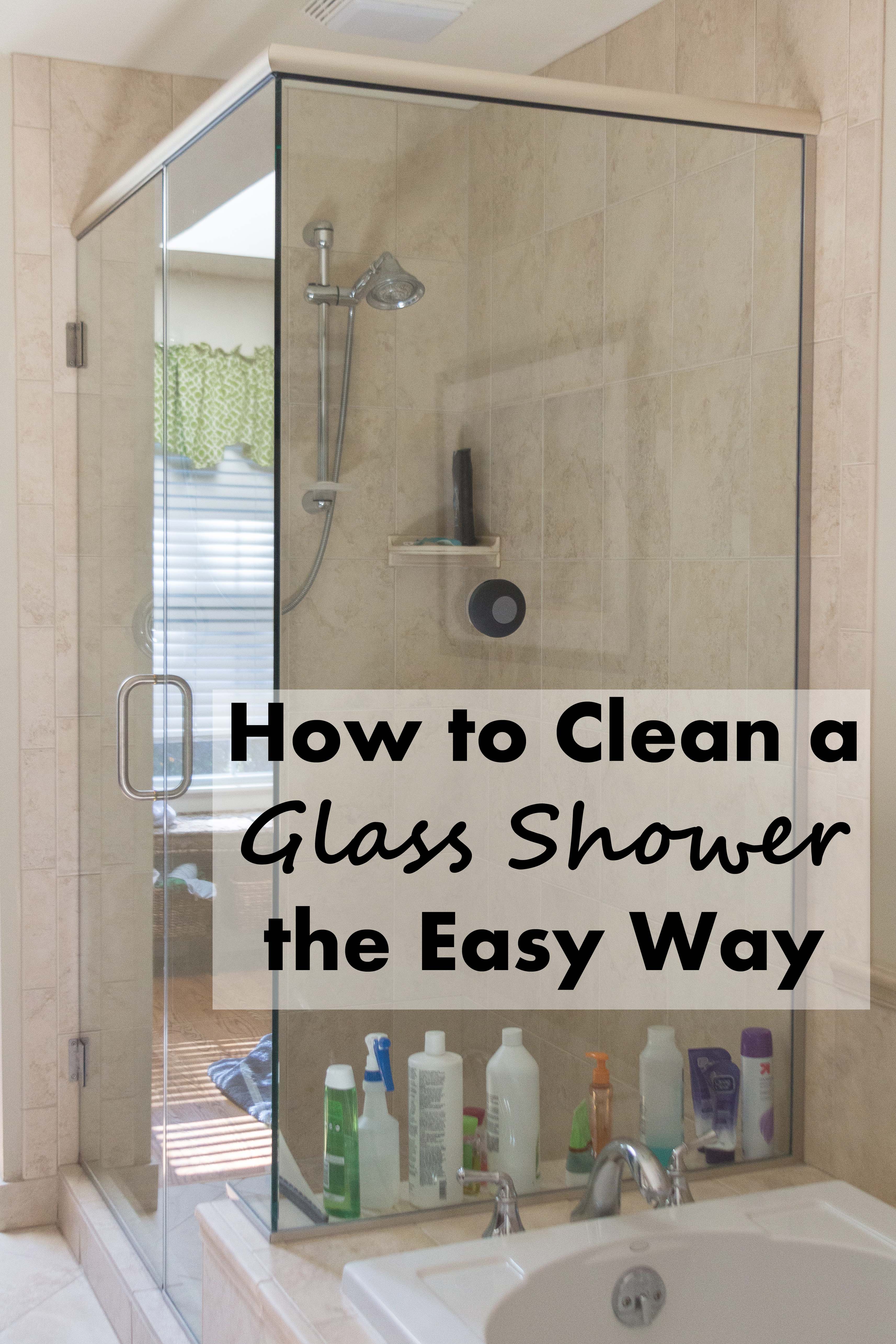 How to Clean a Glass Shower the Easy Way | https://www.roseclearfield.com