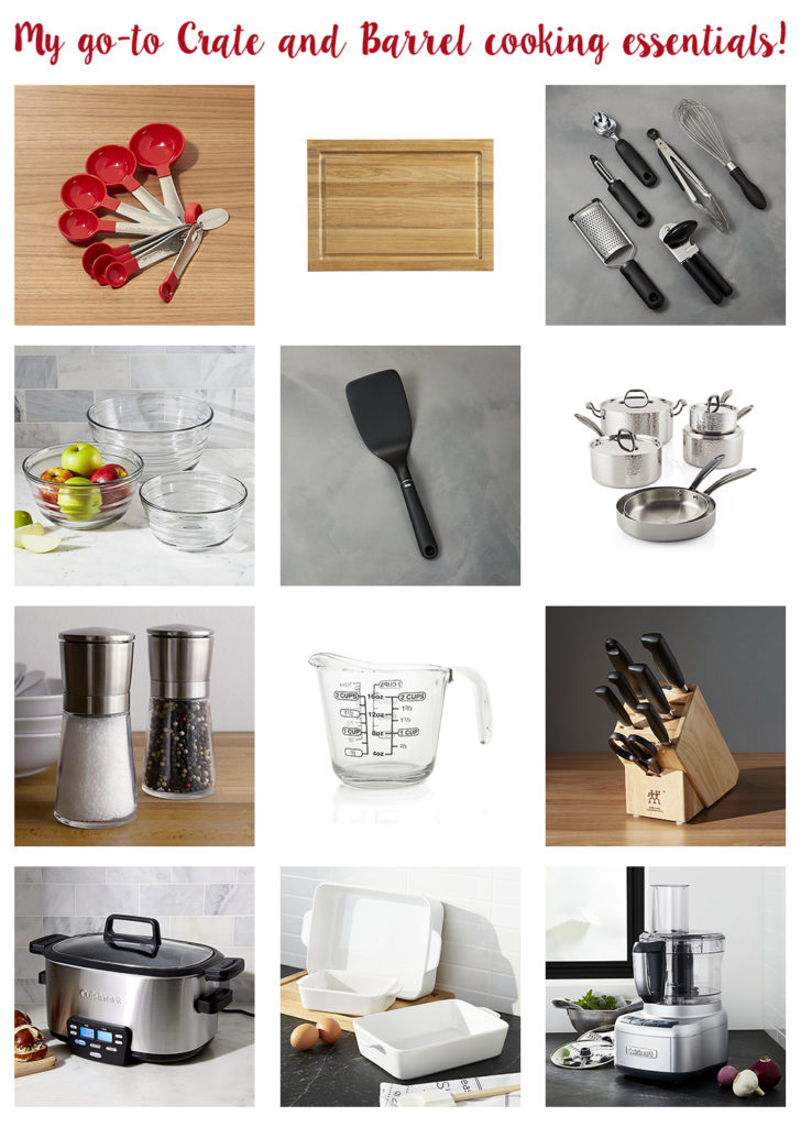 My Go-To Crate and Barrel Cooking Essentials! | https://www.roseclearfield.com