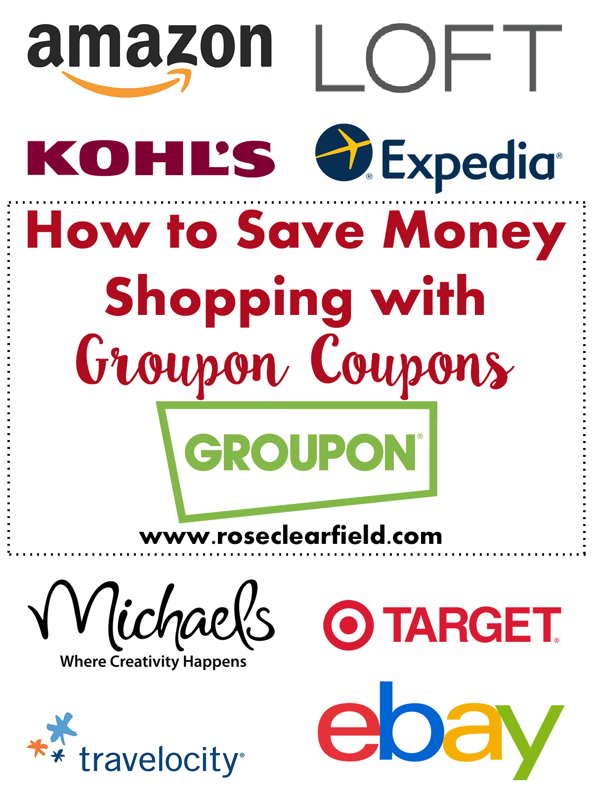 How to Save Money Shopping With Groupon Coupons | https://www.roseclearfield.com