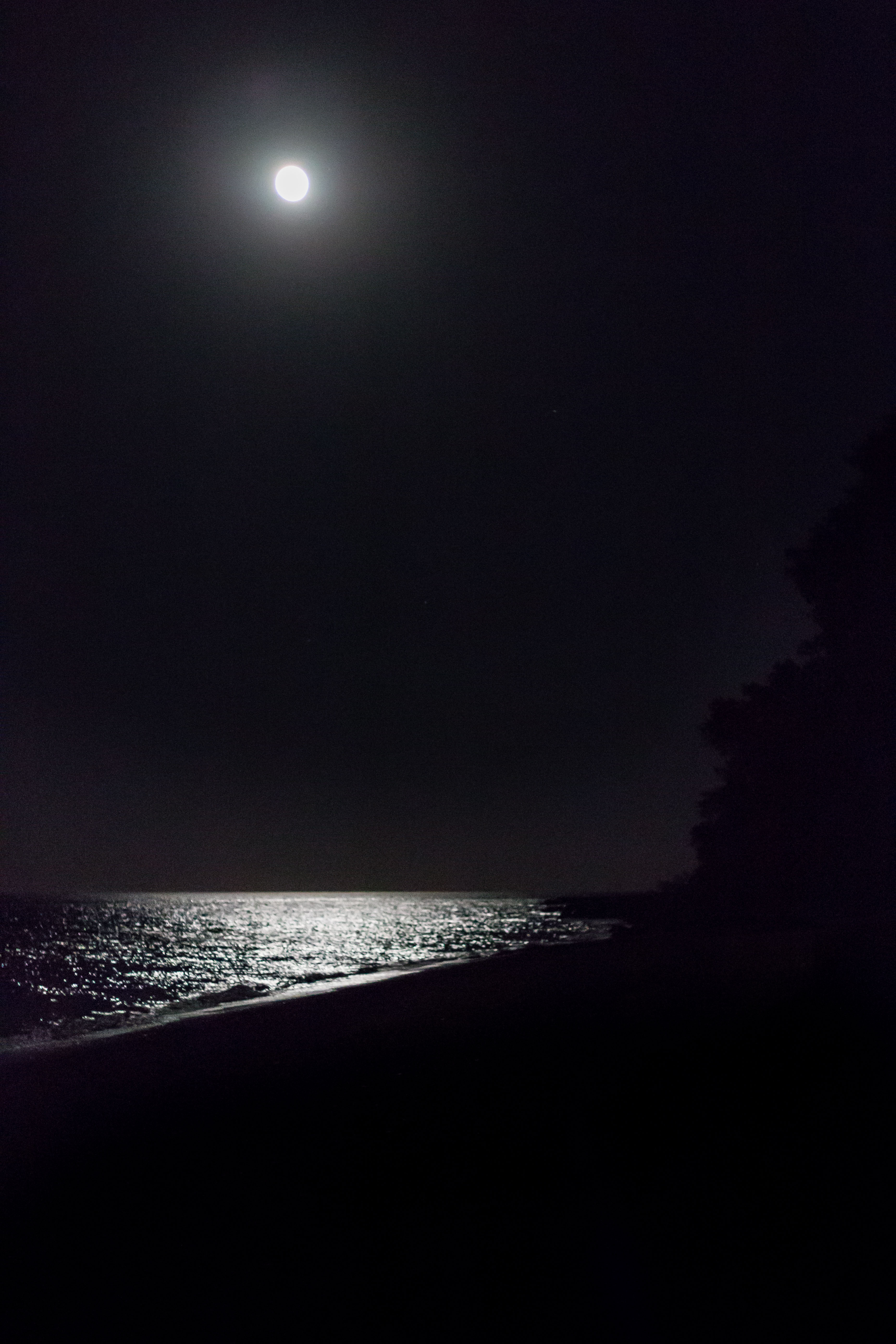 Lake Michigan at Night 6.20.16 | https://www.roseclearfield.com